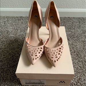 Blush Shoe Dazzle Heels